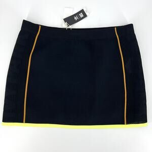 Adidas X Ivy Park Beyonce Black Knit Mini Skirt Side Logo Size 2X NEW